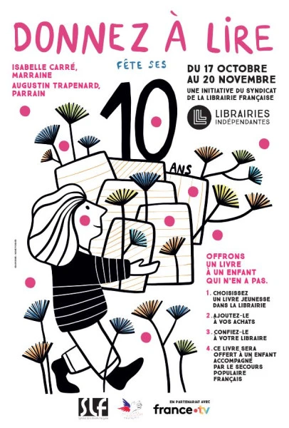 Affiche mode emploi donnez à lire 2025